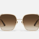 5th Ave – Gold Frame – Brown Lenses