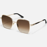 5th Ave – Gold Frame – Brown Lenses