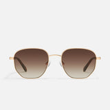 Big Time – Brushed Gold Frame – Brown Lenses