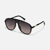 Chart Topper – Black Frame – Smoke Taupe Lenses
