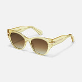 QUAY CHIT CHAT DAFFODIL FRAME BROWN LENS