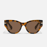 Chit Chat – Pebble Tortoise Frame – Brown Lenses