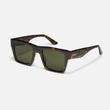 Fast Lane – Dark Tortoise Frame – Green Lenses