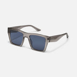 Fast Lane – Translucent Grey Frame – Navy Polarized Blue Lenses