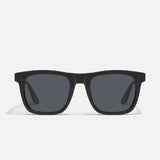 Flip Side – Black Frame – Polarized Smoked Lenses