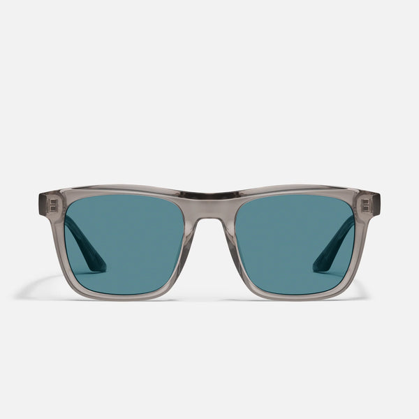 Flip Side Monture Grise Verres Turquoise