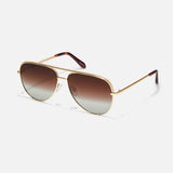 High Key Mini – Gold Frame – Polarized Gradient Brown Lenses