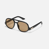 QUAY JET SET BLACK FRAME TAN LENS