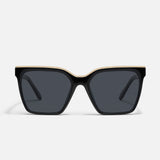 Level Up – Black and Gold Frame – Polarized Smoked Lenses