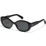 On Brand monture noire verres noirs Quay